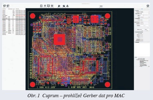 Cuprum – prohlížeč Gerber dat pro Mac
